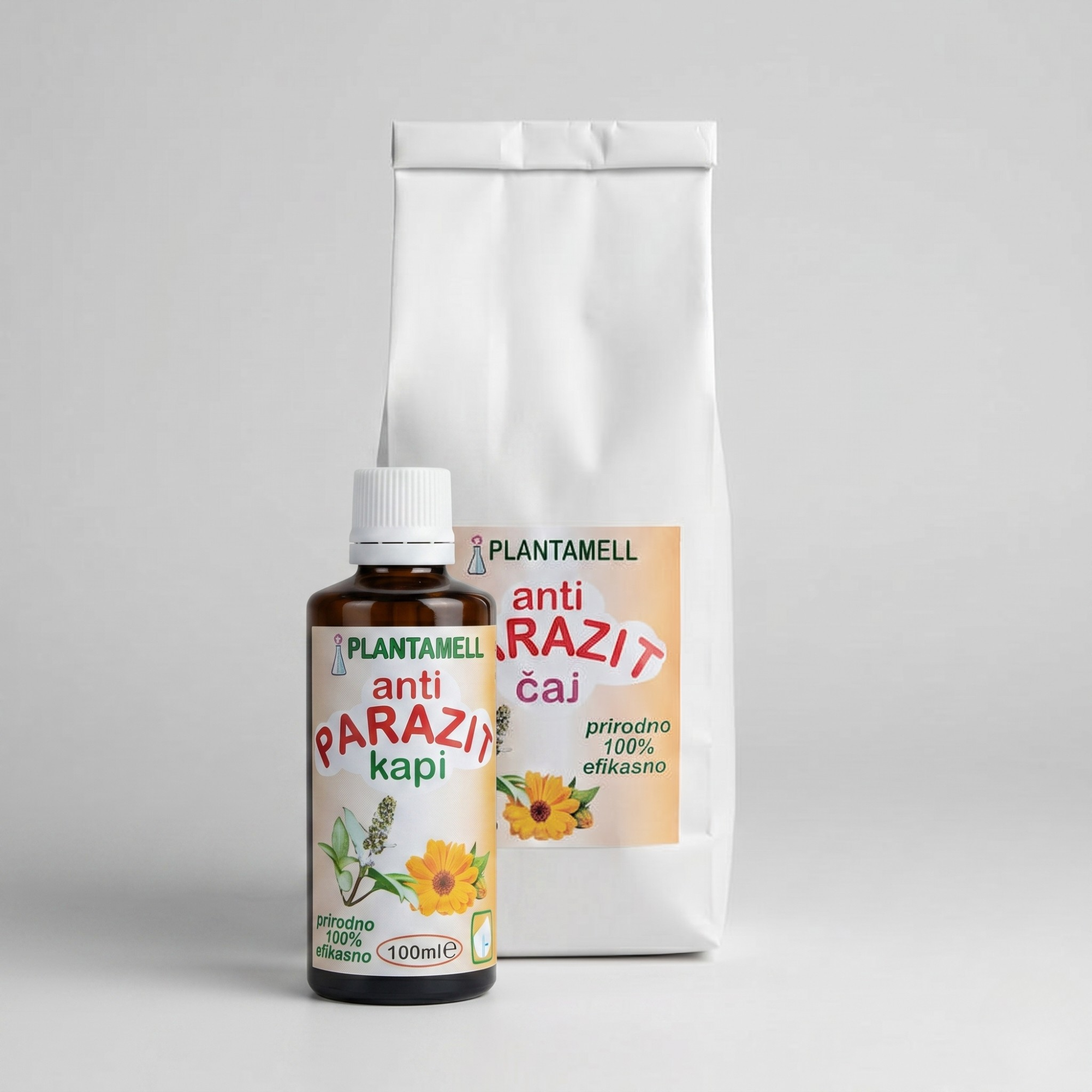 Anti Parazit Set Kapi i Čaj – Prirodna podrška čišćenju organizma i digestivnog sistema