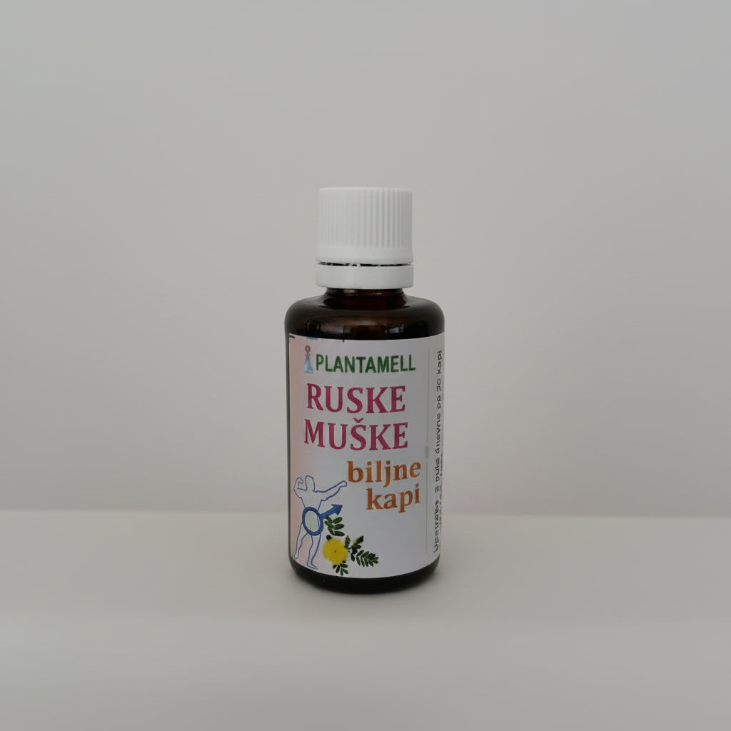 Ruska Muške Biljne Kapi - Muška Snaga, Energija i Vitalnost